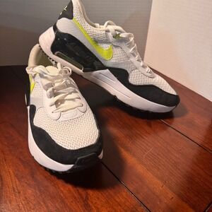 Nike Air Max System Men's Running Shoes White Black Volt Size‎ 10
